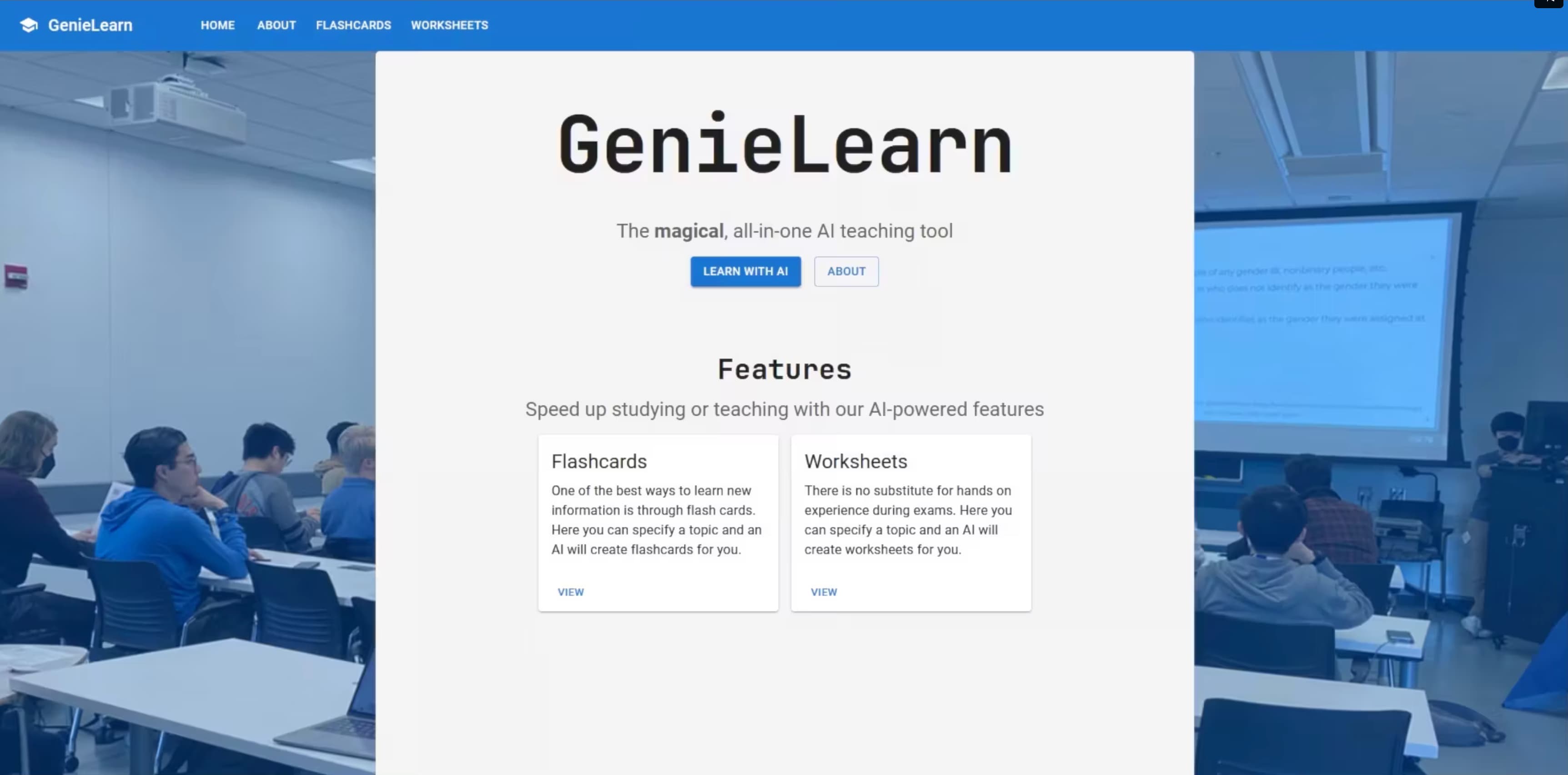 genielearn homepage image